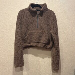 Zaful Brown Teddy Jacket